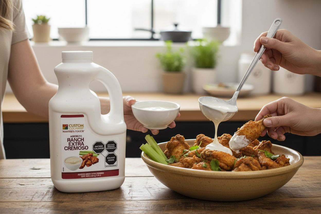 ADEREZO RANCH EXTRA CREMOSO CUSTOM CULINARY 3.4KG