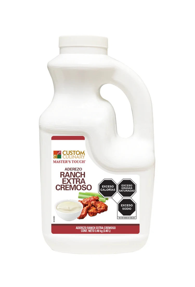 ADEREZO RANCH EXTRA CREMOSO CUSTOM CULINARY 3.4KG
