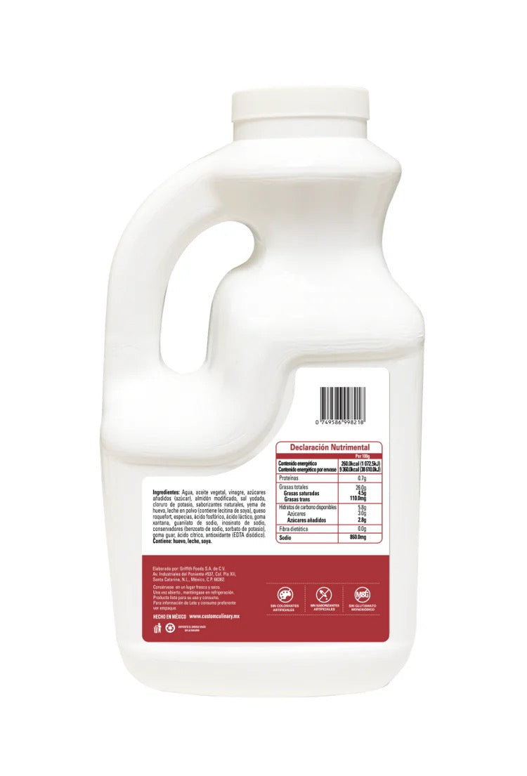 ADEREZO BLUE CHEESE CUSTOM CULINARY 3.6KG